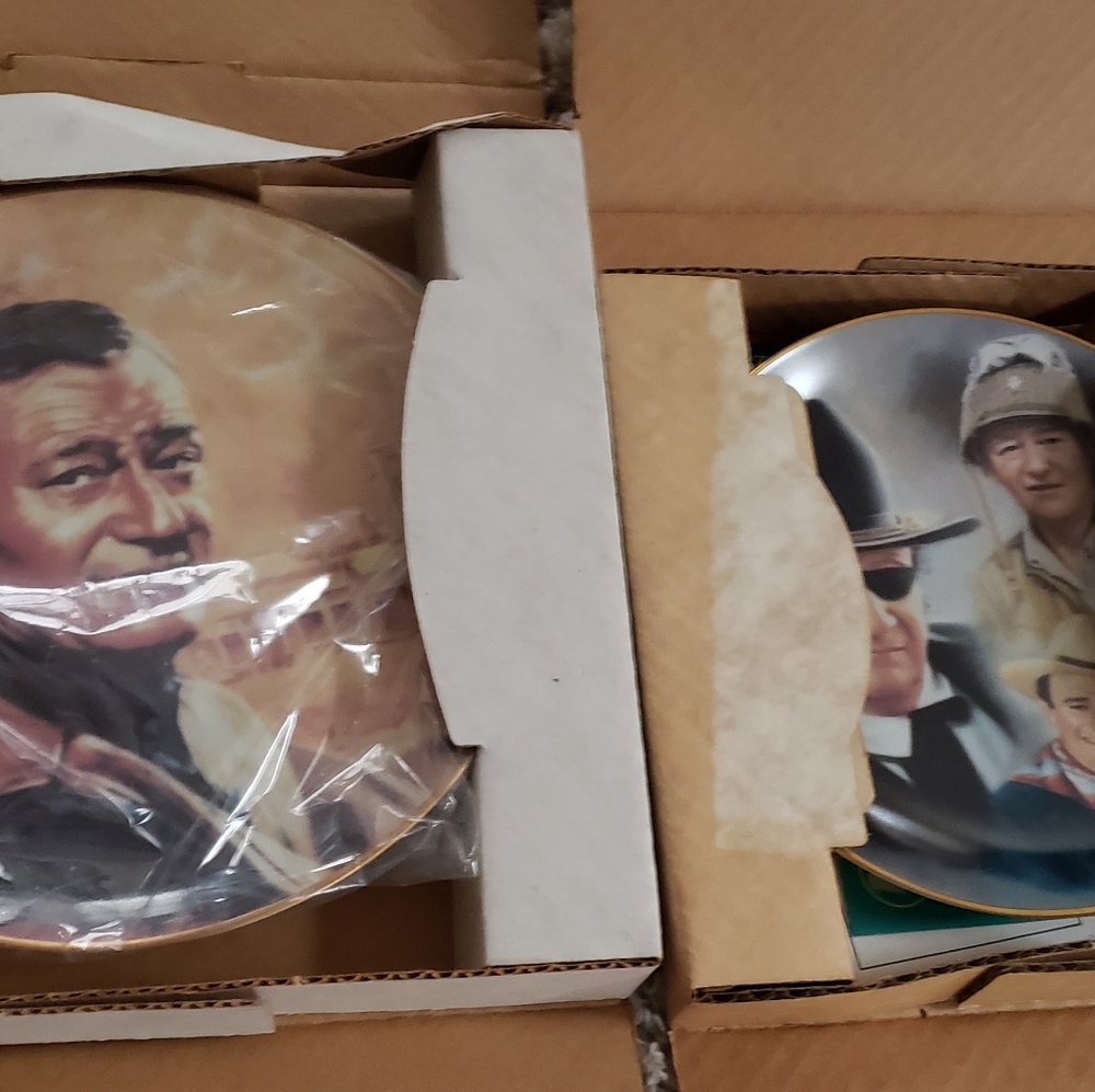 John Wayne Collectible plates
